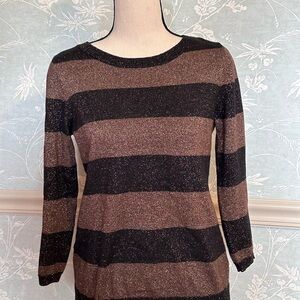 The Limited Black Glitter Knit Sweater